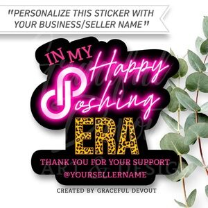 In My Happy Poshing ERA - Sticker 2" (inches) (96ct.) [GD68-96]